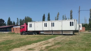 AFAD konteynerleri Sındırgı'da