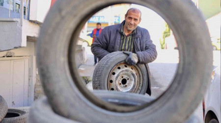 Ağrı'da kış lastiği hazırlıkları erken başladı