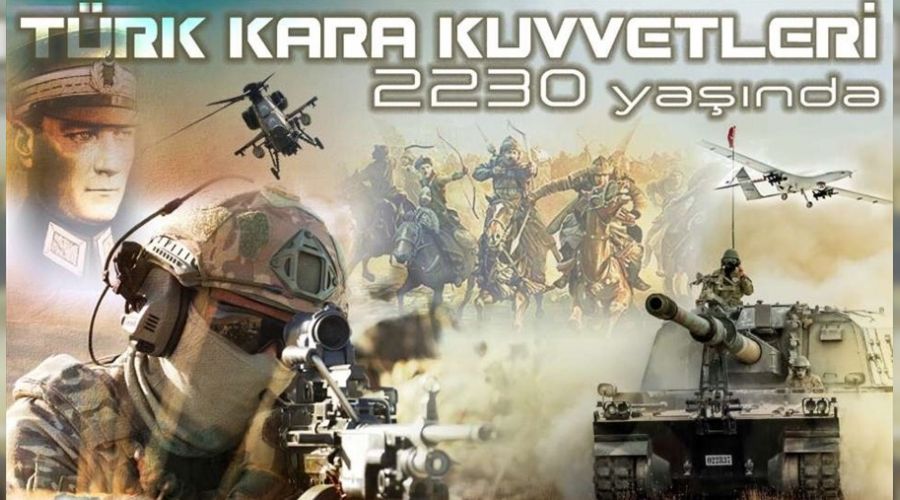 Akar'dan Kara Kuvvetlerinin 2230'uncu kurulu� y�l d�n�m� mesaj�