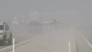 Aksaray'da kum frtnasnda 5 ara arpt: 8 yaral