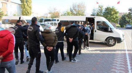 Aksaray'da uyuşturucu operasyonu: 16 tutuklama
