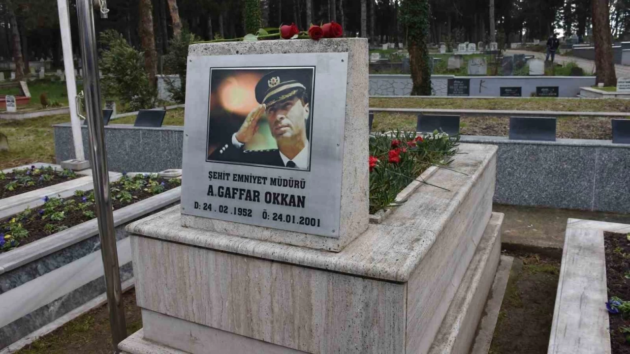 Ali Gaffar Okkan, �ehadetinin 23'�nc� y�l d�n�m�nde an�ld�