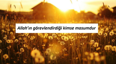 Allahn grevlendirdii kimse masumdur