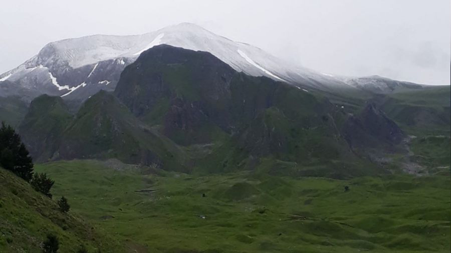 Artvin'de Temmuz ay�nda kar s�rprizi