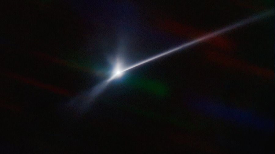 Asteroidle çarpışmanın 10 bin kilometrelik izi görüntülendi