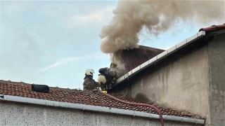 Ataehir'de korkutan yangn