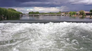 Avanos'ta da alarm verildi: Kızılırmak Nehri'nin debisi yükseldi, yolları su bastı