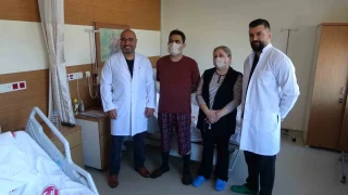 Baba ile oğlunu sevindiren sağlık haberi