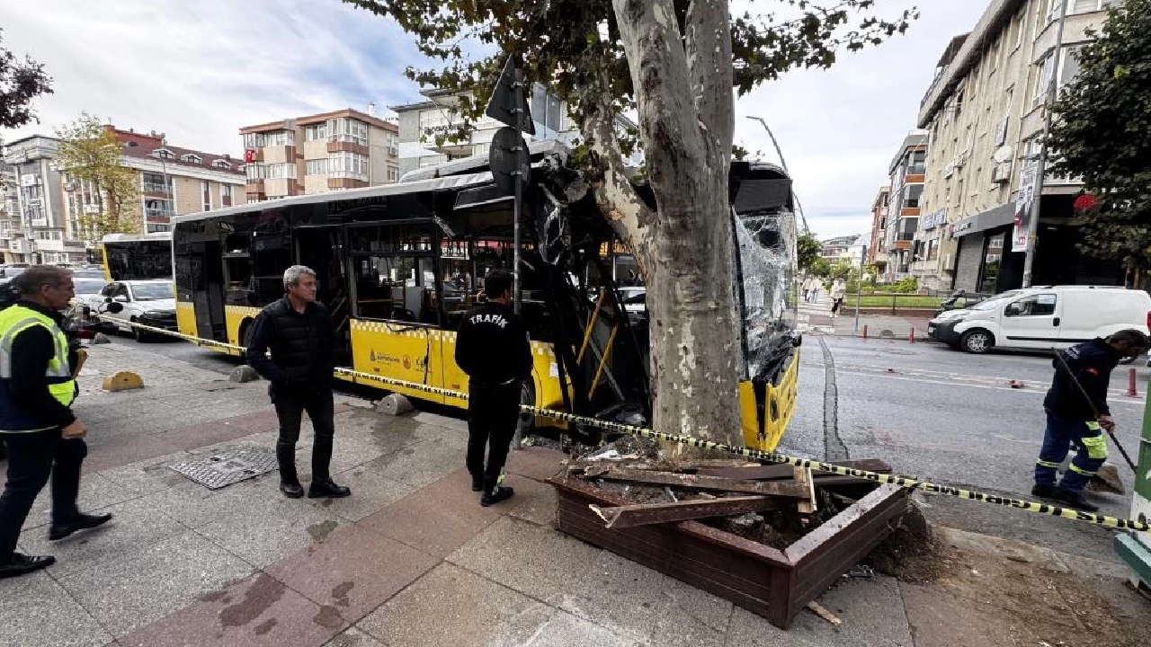 Bahçelievler'de okul önünde faciadan dönüldü