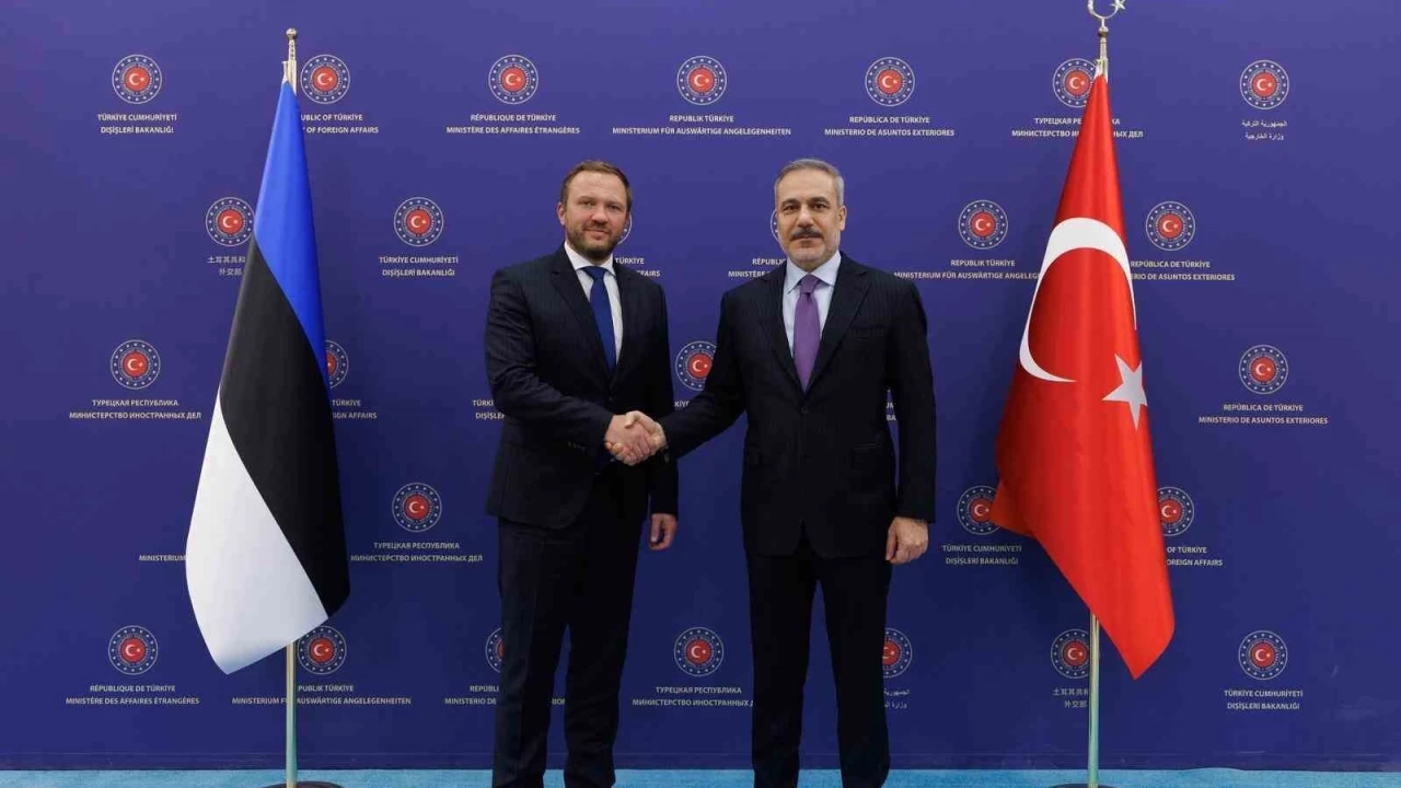 Bakan Fidan, Estonyalı mevkidaşı ile görüştü