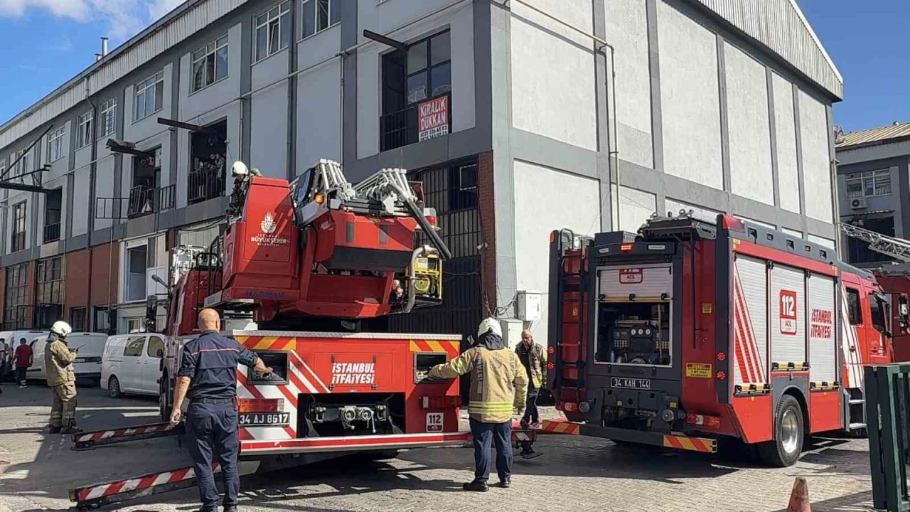 Baakehir'de inko kaplama atlyesinde yangn panii