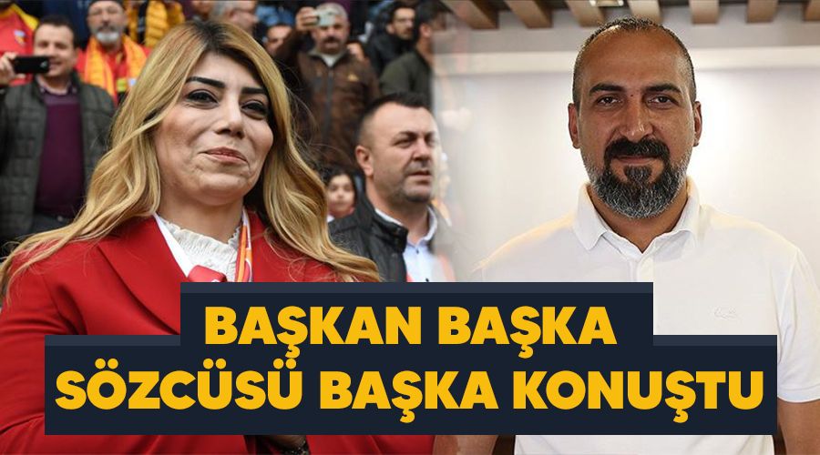 Başkan başka, sözcüsü başka konuştu