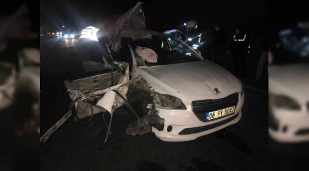 Belediye başkanının içinde olduğu otomobil kaza yaptı: 1 ölü, 2 yaralı