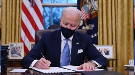 Biden 1 trilyon dolarlık altyapı paketini imzaladı