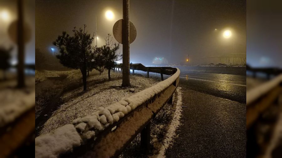 Bolu Dağı beyaza büründü