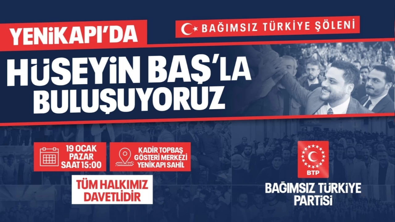 BTP lideri Hüseyin Baş’tan İstanbul kongresine davet