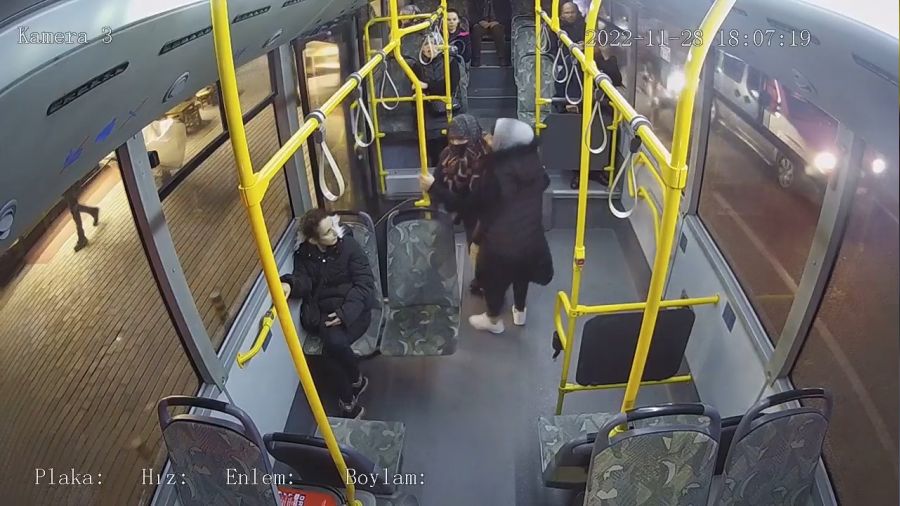 Bursa'da halk otobüsündeki hırsızlık