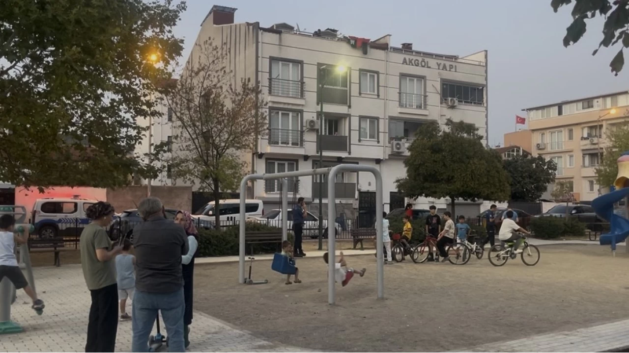 Bursa'da parkta oynayan ocua yorgun mermi isabet etti