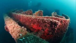 Çanakkale Savaşları'ndan kalma 109 yıllık batıklar görüntülendi