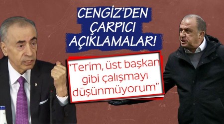 Cengiz'den çarpıcı açıklamalar! "Terim üst başkan gibi biz tedarikciyiz"