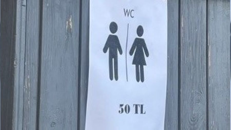 �e�me'de tuvalet �creti 50 TL