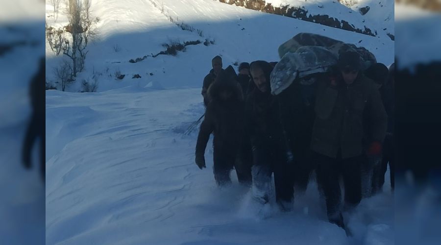Çığ bölgesinde can pazarı