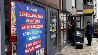 orum'da 3 zincir markete kapatma cezas
