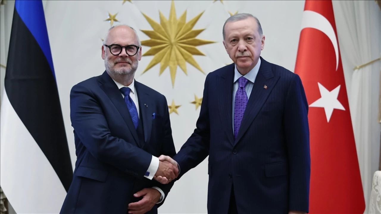 Cumhurbakan Erdoan, Estonya Cumhurbakan Karis ile ortak basn toplantsnda konutu
