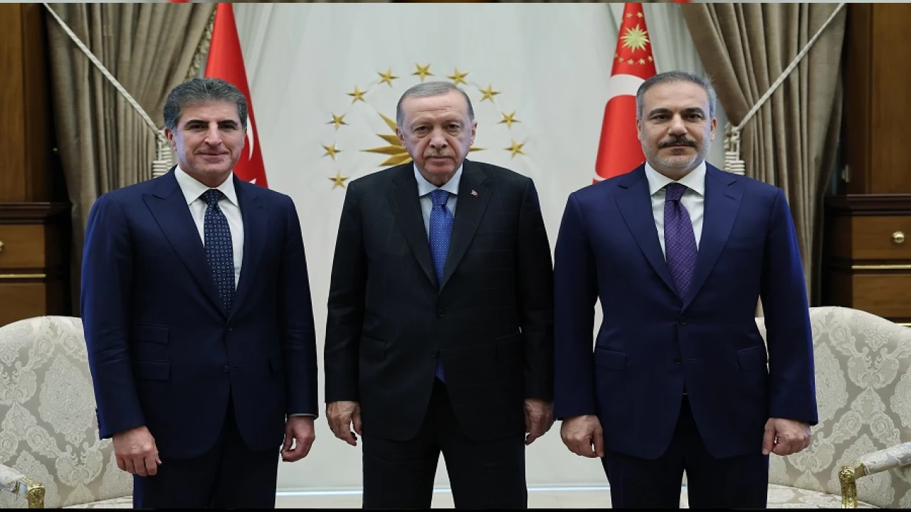 Cumhurbaşkanı Erdoğan, Irak Kürt Bölgesel Yönetimi Başkanı Barzani'yi kabul etti