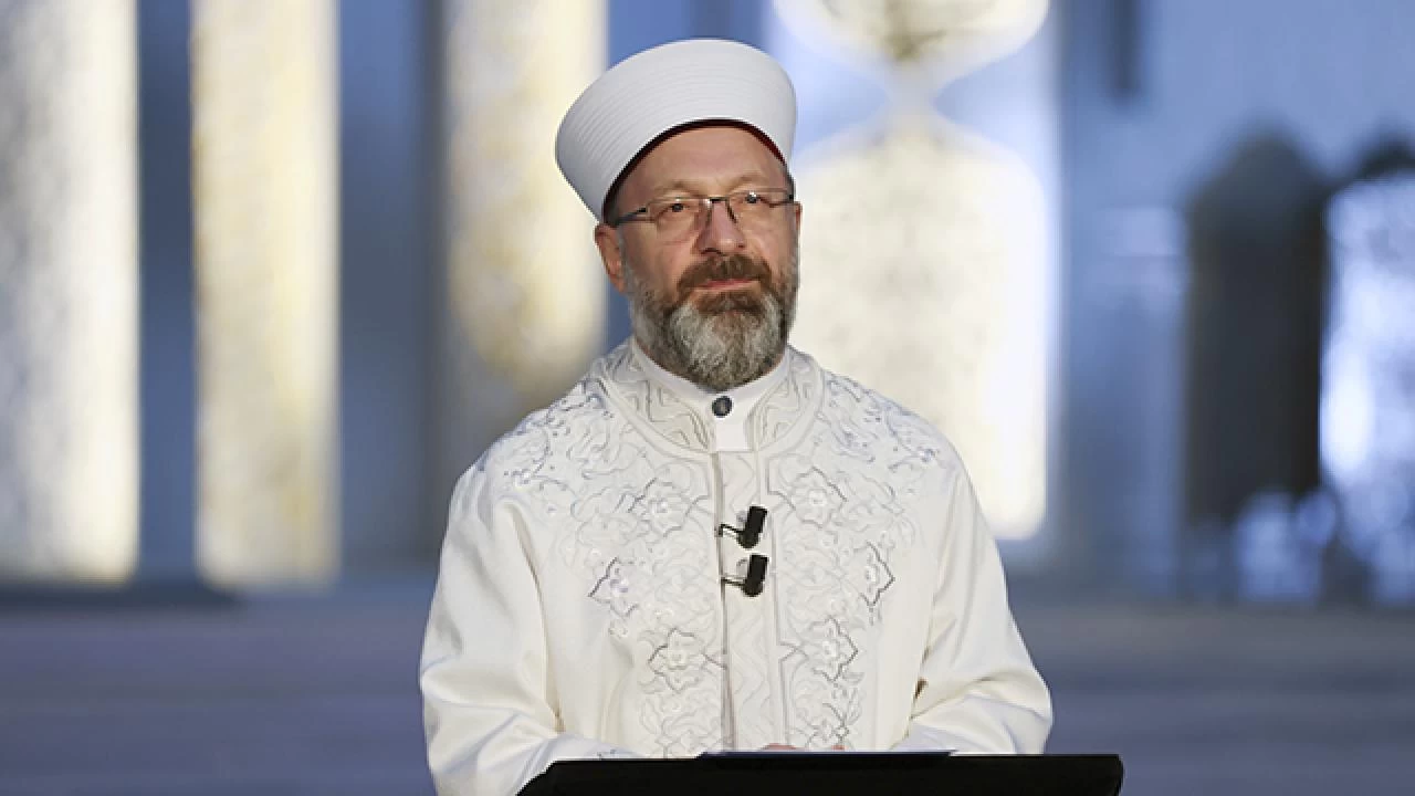 Diyanet İşleri Başkanı'ndan hicri yeni yıl mesajı