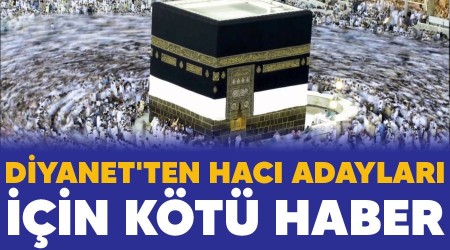 Diyanet'ten hac adaylar iin kt haber