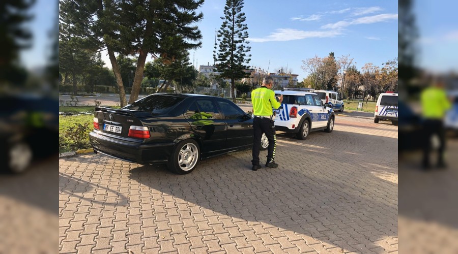 Drift yapan sürücüye ceza yağdı