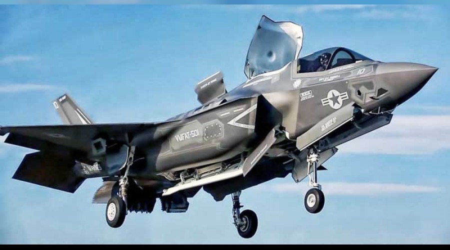 Düşen F-35'in enkazı bulundu