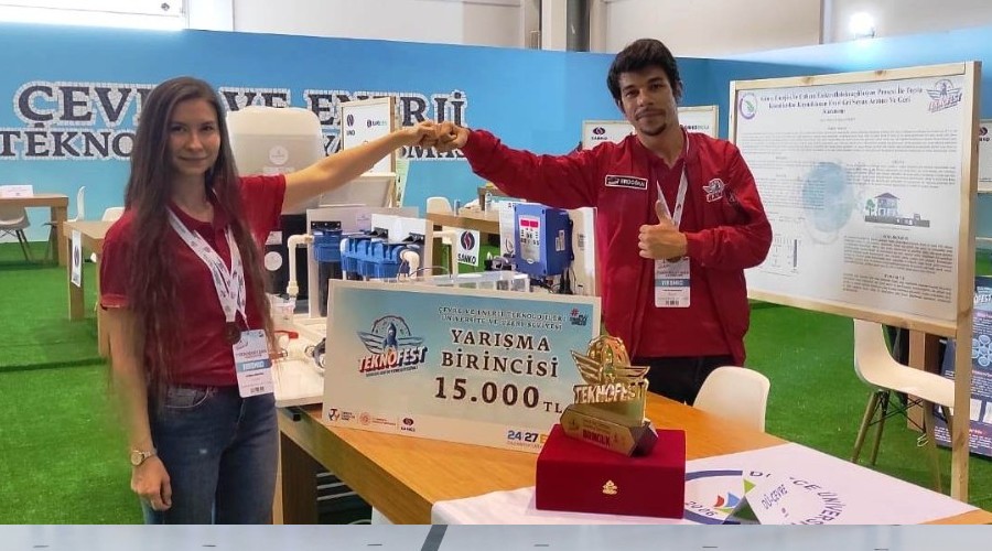 Düzce Üniversitesi Çevre Takımı TEKNOFEST'te birinci
