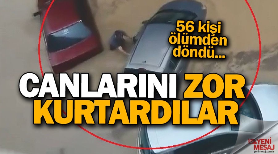 Düzce'de felaket! Canlarını zor kurtardılar