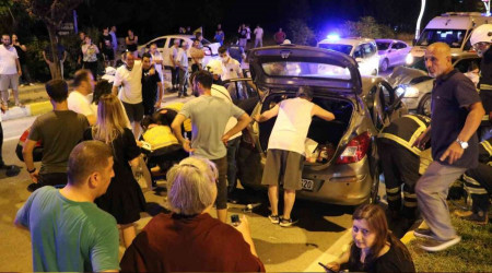 Edirne'de kazada ortalık savaş alanına döndü