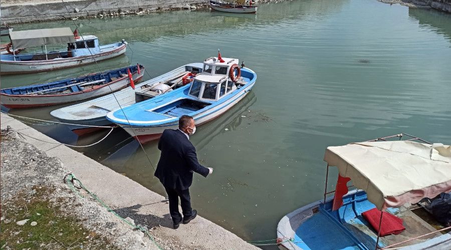 Eğirdir Gölü çevresinde drone ile larva mücadelesi