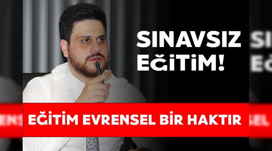 'Eğitim evrensel bir haktır'