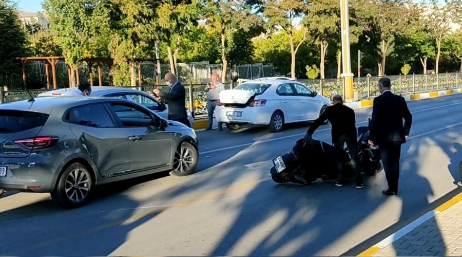Elazığ'da zincirleme trafik kazası: 1 yaralı