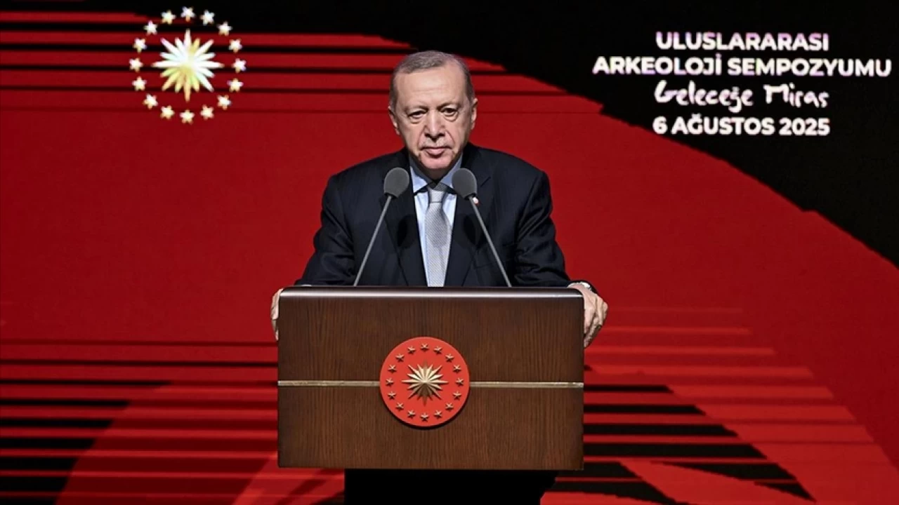Erdoan'dan arkeoloji mesajlar
