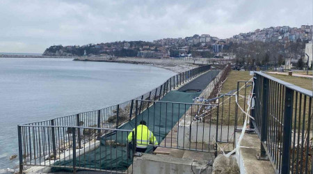 Erdoğan'ın açılışını yaptığı parkta dolgu çöktü