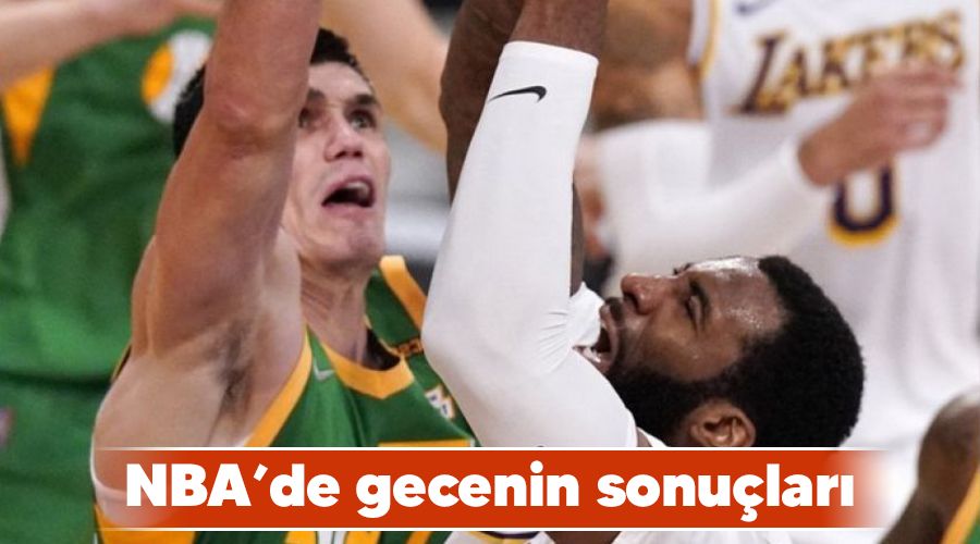 Ersan'l� Jazz Lakers'a yenildi