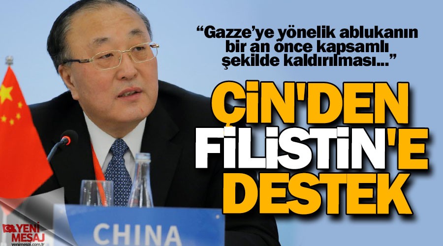 Fla� a��klama! �in'den Filistin'e destek