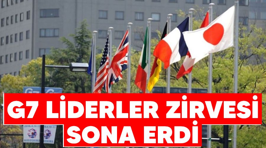 G7 Liderler Zirvesi sona erdi