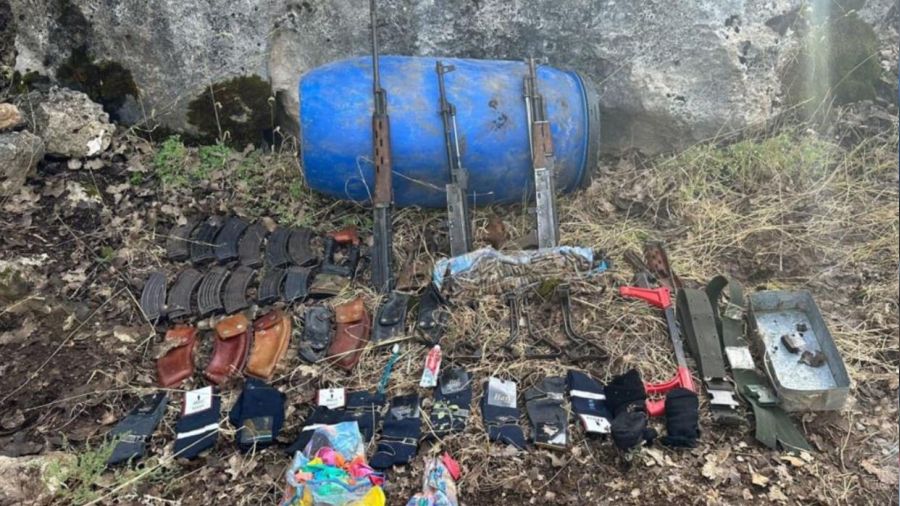 Gabar Dağı'nda PKK'nın silah deposu olarak kullandığı iki sığınak imha edildi
