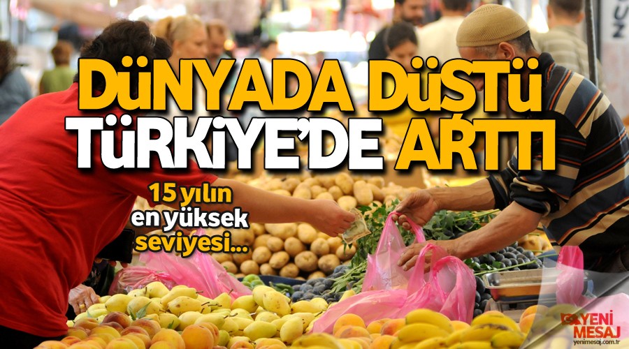 G�da fiyatlar� d�nyada d��t� T�rkiye�de artt�
