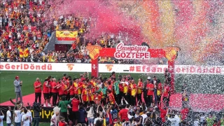 Göztepe şampiyonluk kupasını kavuştu