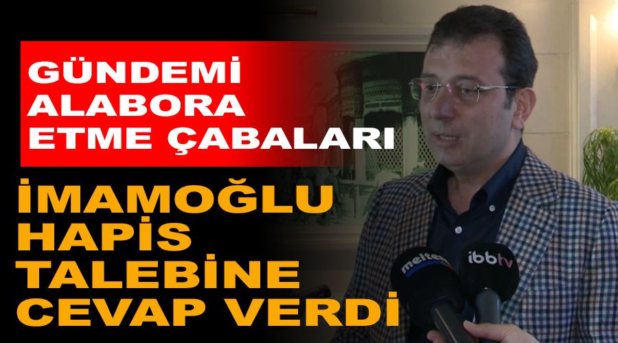 G�ndemi alabora etme �abalar�, �mamo�lu hapis talebine cevap verdi