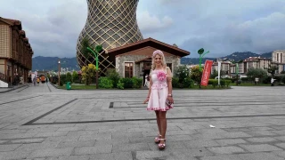 Güneysulu Aslıhan, Rize'nin 'Barbie ablası' oldu
