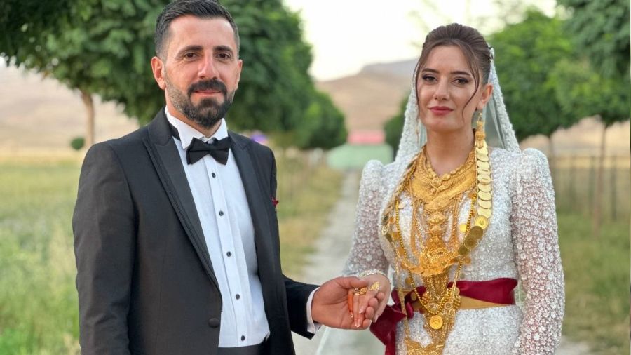 Hakkari'de dikkat çeken düğün